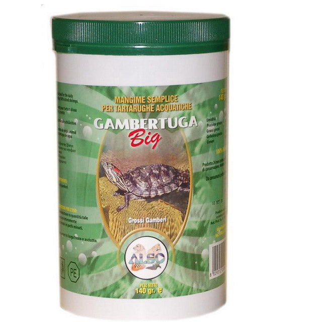 Gamberi grandi essiccati per tartarughe acquatiche, confezione da 140 g