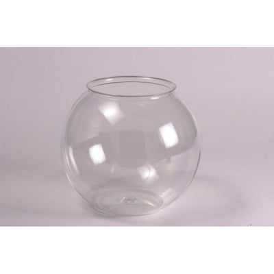 Acquario boccia in vetro trasparente per pesci d'acqua dolce, design sferico elegante