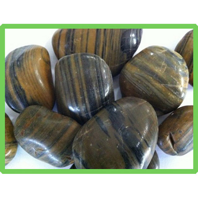 Ciottoli levigati Tigre 1-3 cm, 5 kg per acquari e terrari con superficie arrotondata