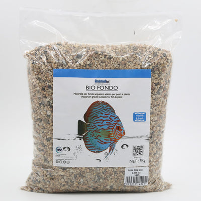 Substrato rock sand 2-4 mm per acquari, 5 kg, quarzo e sabbia naturale