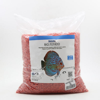 Quarzo rosso 4-6 mm substrato naturale per acquari, 5 kg fondo decorativo