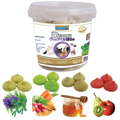 Biscotti snack verdure per roditori Drops Biscuits 50 g