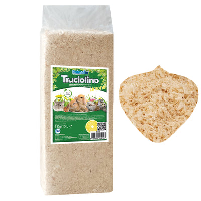 Truciolino per roditori al limone, trucioli di legno naturali aromatizzati 1 kg 15 L