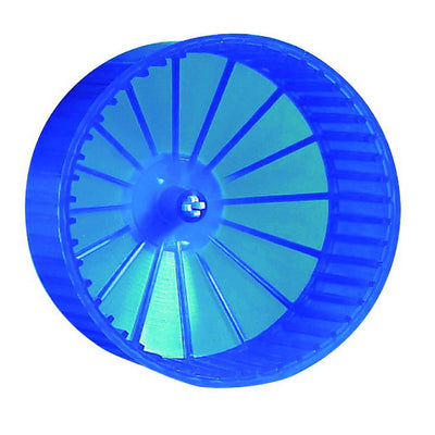 Ruota per criceti diametro 14 cm con gancio di fissaggio, colori assortiti