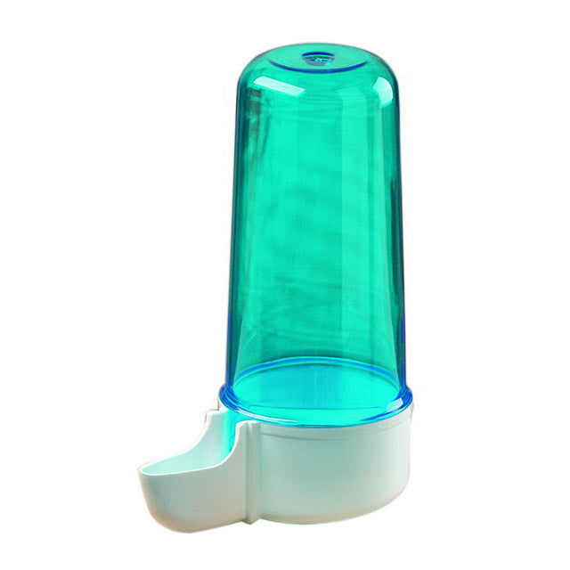 Sifone Firenze trasparente per uccellini gabbia verticale, beverino medio 200 cc