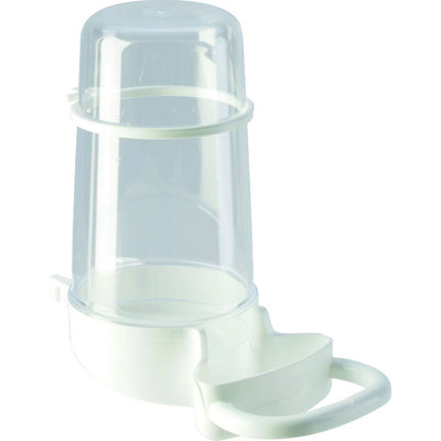 Sifone big beverino a mangiatoia 400cc con posatoio e aggancio esterno per uccelli