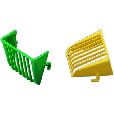 Dispenser in juta per uccelli da gabbia, plastica resistente, 7,5 x 3 x 6 cm