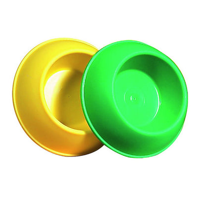 Mangiatoia Sole rotonda interna in plastica resistente per uccelli, diametro 10 cm