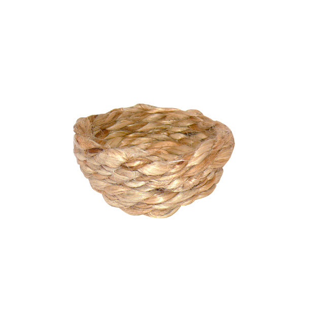 Nido in juta naturale per uccelli da riproduzione, dimensioni 10-11 cm