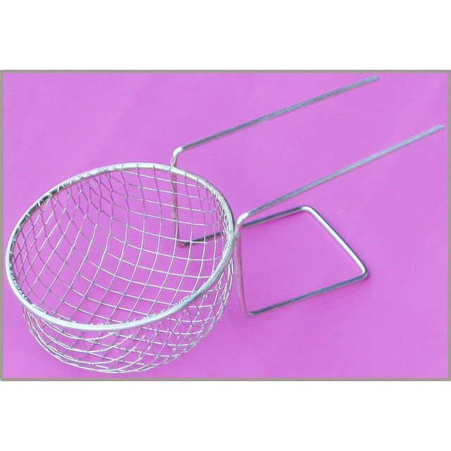 Portanido in rete zincata per uccelli da gabbia, diametro 10 cm, supporto stabile e resistente