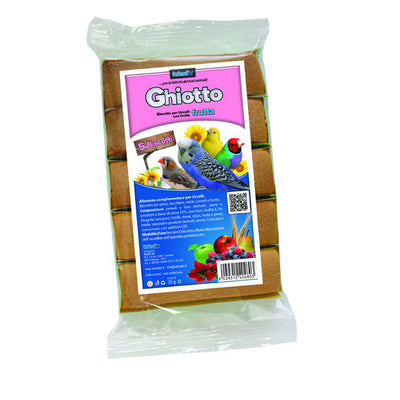 Biscotto Ghiotto per Uccelli con Frutta, confezione 35 g con 5 biscottini