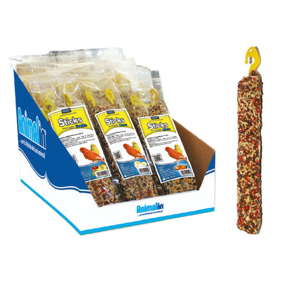 Sticks bastoncini frutta per canarini con gancio, confezione 85 g