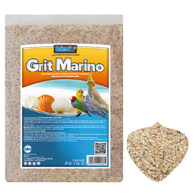 Grit marino sabbia bianca sterilizzata per uccelli con conchiglie macinate