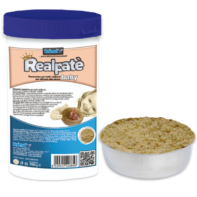 Pastoncino imbecco REALPATE' BABY per nidiacei, confezione 700 g