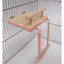 GIOCO BIRD PALESTRINA CON ALTALENA IN LEGNO CM 13X14