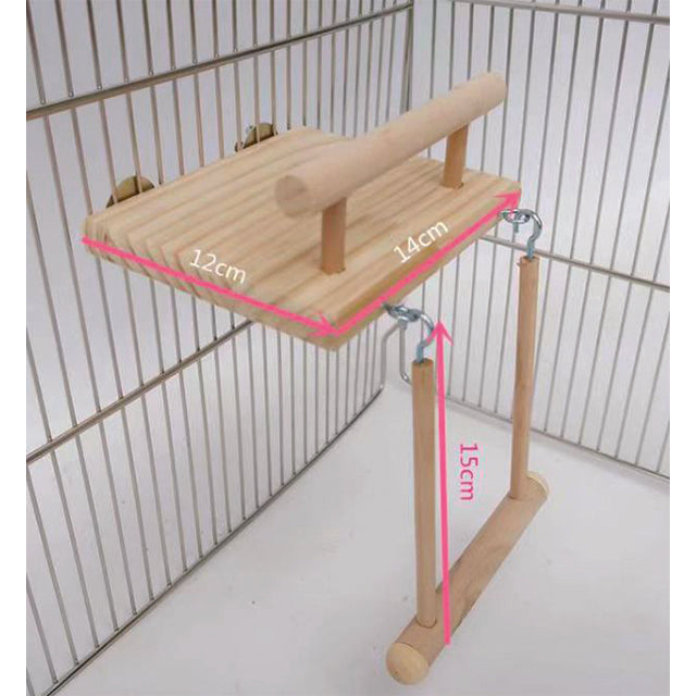 GIOCO BIRD PALESTRINA CON ALTALENA IN LEGNO CM 13X14
