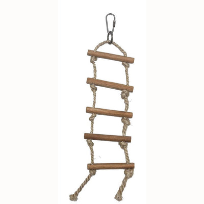 Scaletta naturale per uccelli gioco arrampicata 8 x 30 cm materiali sicuri