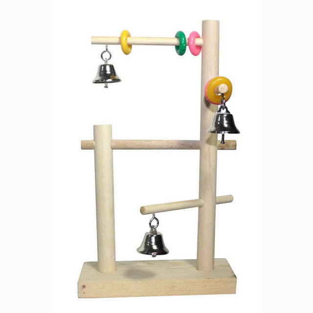 Gioco Bird Smart per uccelli con campanelle integrate, dimensioni 15 x 27 cm, per canarini e cocoriti