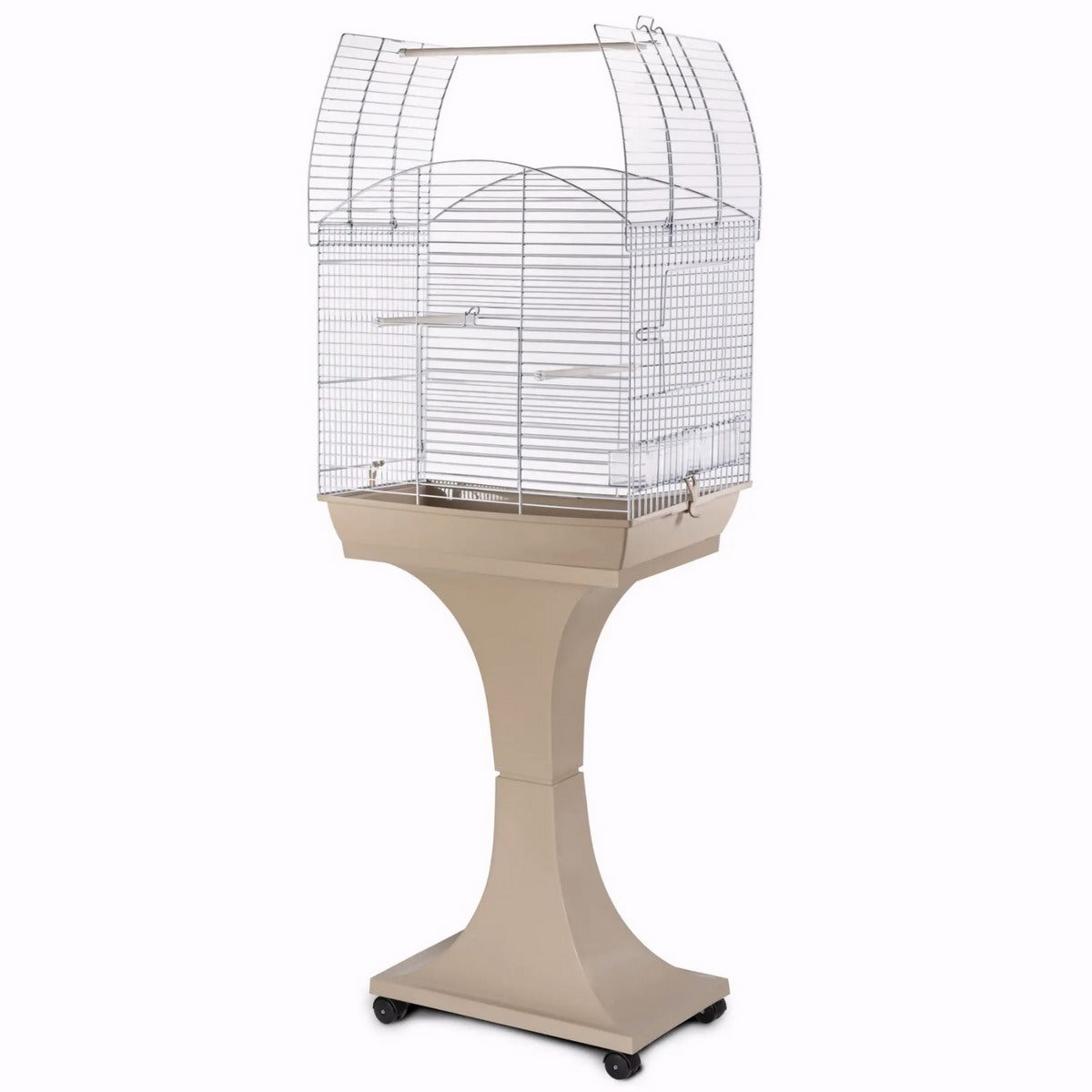 GABBIA PAPPAGALLO IAGO OPEN CON PIEDISTALLO CM 56X34X146