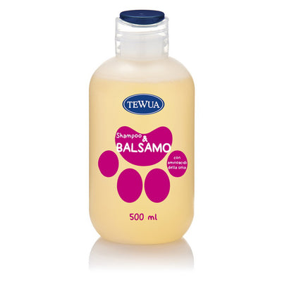 Shampoo e Balsamo Eko per Cani 500 ml, formula delicata per mantello morbido e lucido