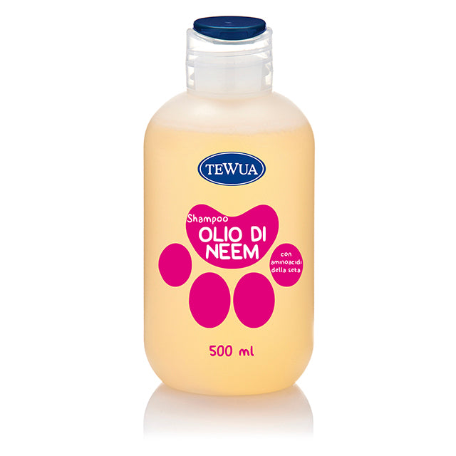 Shampoo olio di neem bio difesa per cani e gatti 500 ml