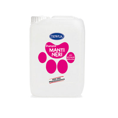 Shampoo Manti Neri per Cani e Gatti in Tanica da 10 litri, formula igienizzante e profumante