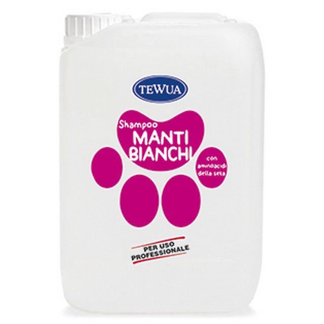 Shampoo Manti Bianchi per Cani e Gatti in Tanica da 10 Litri, formula igienizzante