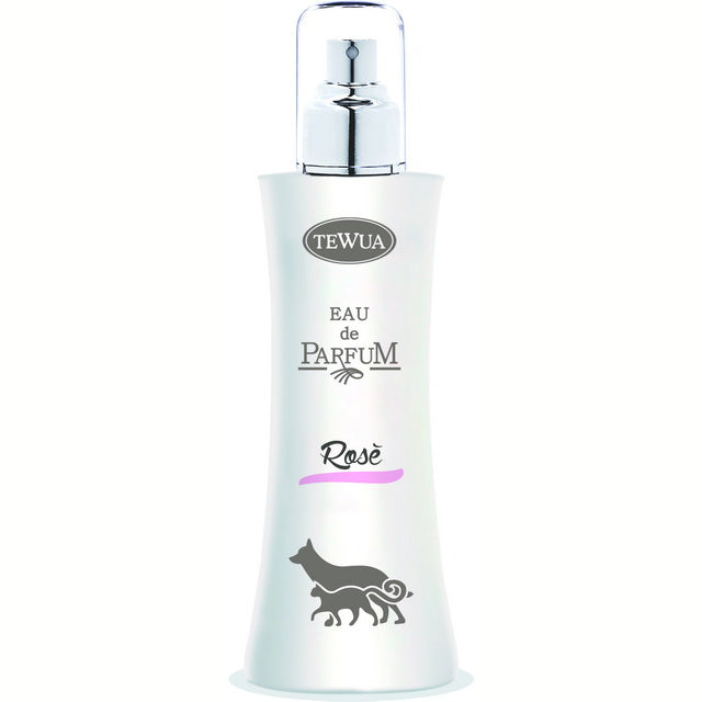 Eau Parfum Rose Spray 120 ml per cani e gatti, fragranza elegante in formato spray