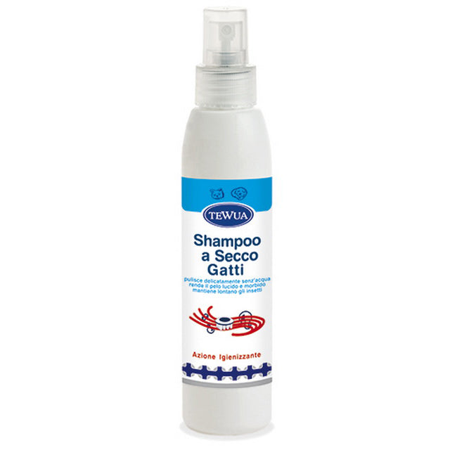 Shampoo a secco per gatti Eko senza gas, flacone spray da 500 ml con Tea Tree Oil