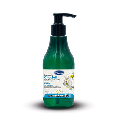 Shampoo cuccioli Avena e Camomilla Natura Amica Bio 250 ml, formula lenitiva biologica