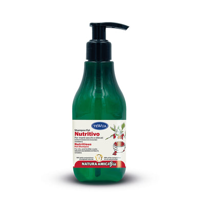 Shampoo nutritivo bacche goji e argan bio per cani e gatti 250 Ml