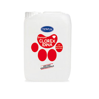 Shampoo trattamento infezioni con clorexidina tanica 10 L per cani e gatti