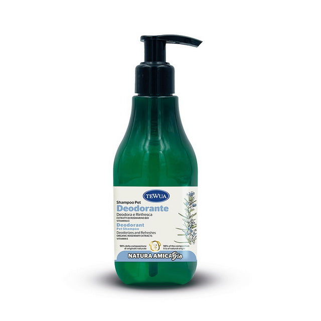 Shampoo deodorante biologico al rosmarino per cani e gatti, flacone rinfrescante con estratto naturale