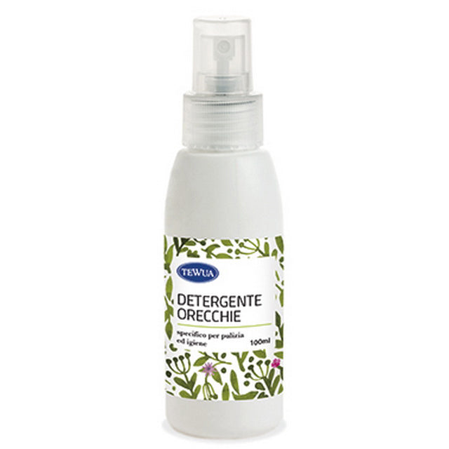 Lozione detergente orecchie per cani e gatti, flacone da 100 ml con formula naturale