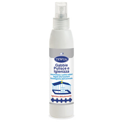 Deodorante igienizzante spray per gabbie mangiaodori 250 ml con profumazione al cedro