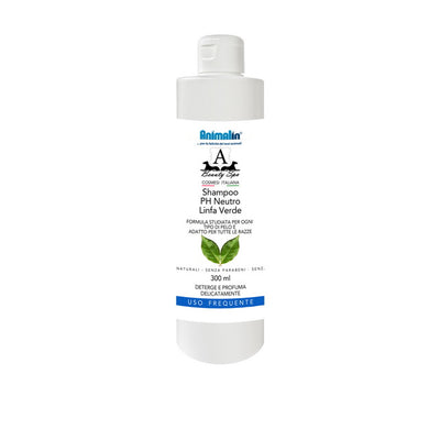 Shampoo neutro per cani Beauty Spa con linfa verde, formula delicata per tutte le razze