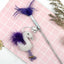 GIOCO CAT CANNA FENICOTTERO CON PIUME + CATNIP MIX COLOR CM 55