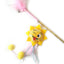 GIOCO CAT CANNA EMOTICON CON PIUME + CATNIP MIX COLOR CM 55