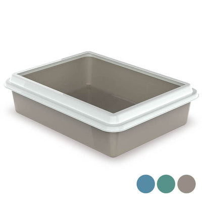 Lettiera per gatti con cornice Max, 43,5 x 34 x 11 cm, capacità 9 litri, anti-sporco