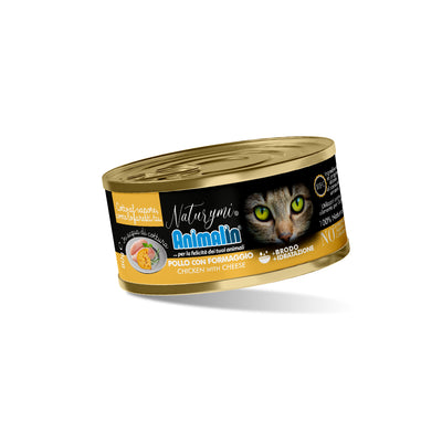 NATURYMI HFC POLLO CON FORMAGGIO IN ACQUA DI COTTURA 80 GR