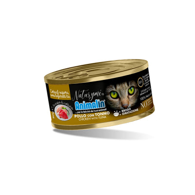 NATURYMI HFC POLLO CON TONNO IN ACQUA DI COTTURA 80 GR