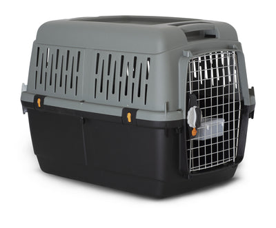 Trasportino Bracco Sprint Eco IATA per cani e gatti, conforme normative aeree, apertura extra-large