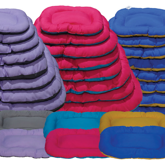 Cuscino Pisolo Double Faces reversibile per cani e gatti, morbido e resistente