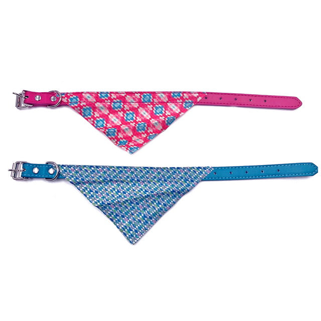 Collare bandana regolabile per cuccioli mix color, 1,5 cm × 35 cm, con design vivace e materiali morbidi