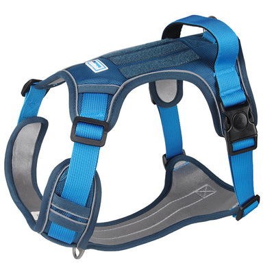 Pettorina ergonomica azzurro Ergocomfort per cani con imbottitura morbida e cinghie regolabili