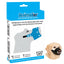 Museruola in nylon regolabile per cani con chiusura a strappo, design comodo e sicuro
