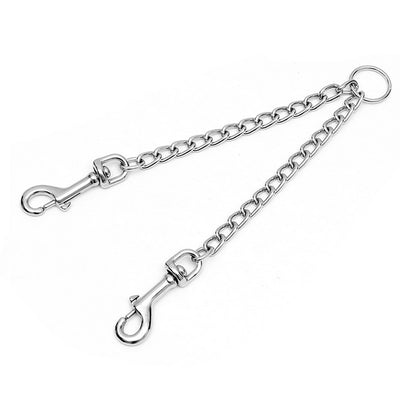 Accoppiacani in catena 2,5 mm x 40 cm in acciaio zincato resistente per cani