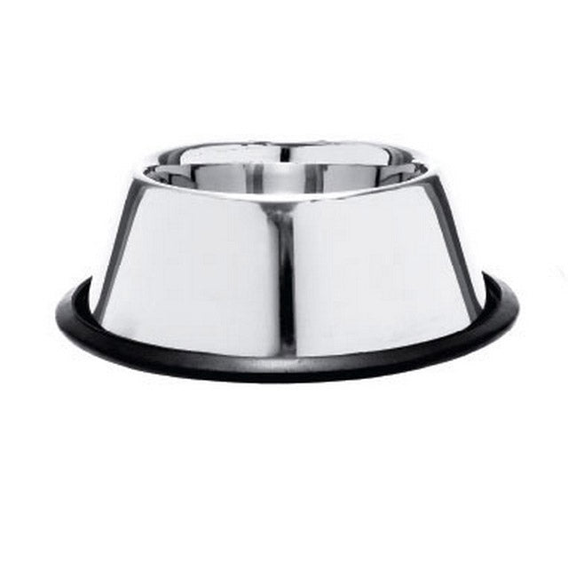 Ciotola acciaio inox Cocker antiscivolo 0,90 L con base antiscivolo e anello di stabilità