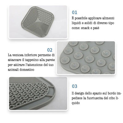 TAPPETINO DA LECCARE ANTISTRESS CON VENTOSE
