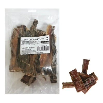Snack naturale Barf Lab esofago bovino aperto per cani, alimento proteico naturale